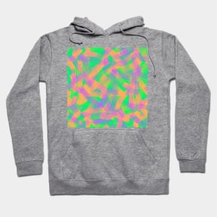 Pencil Abstract Draw Fashion Neon Hoodie